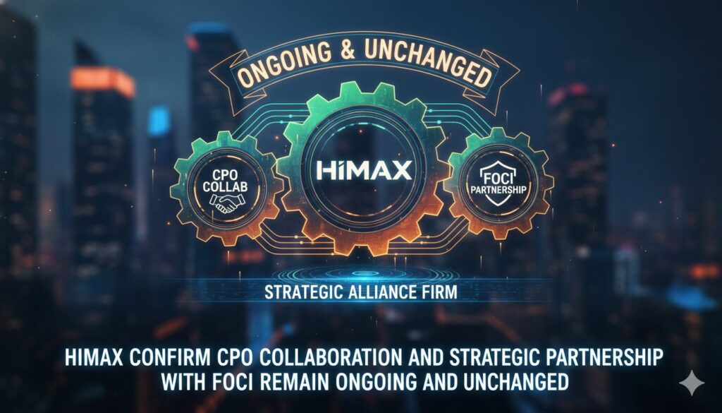 Illustration of advanced optical semiconductor collaboration