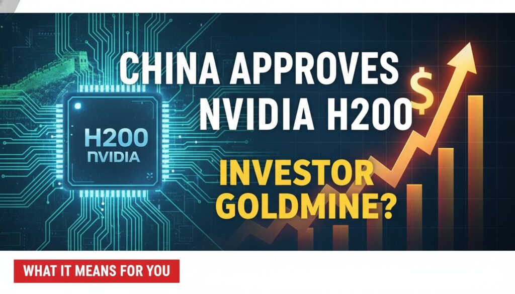 Nvidia H200 AI chip with global trade elements