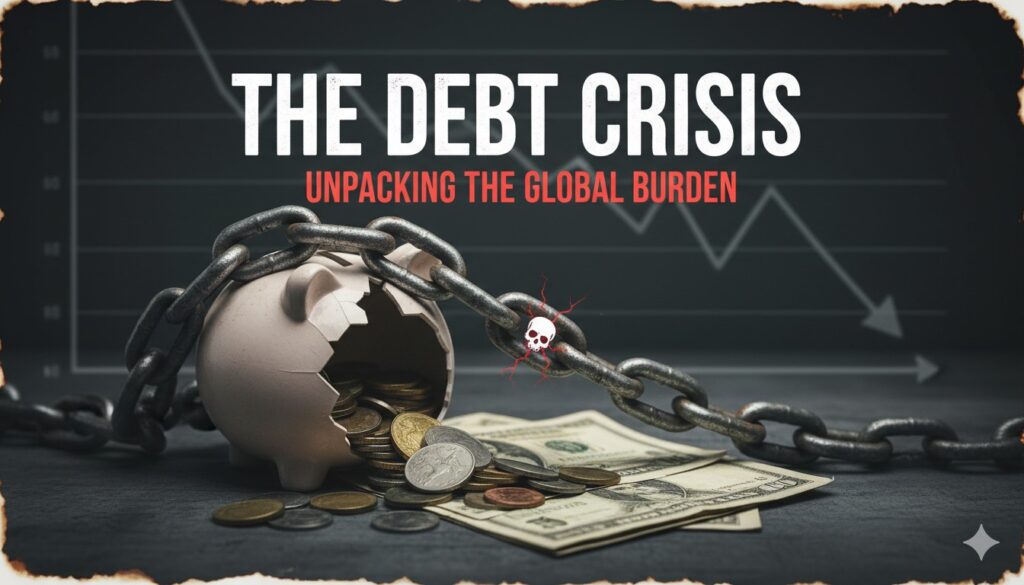 Graph showing rising US debt issuance trends with Treasury bonds and corporate yields