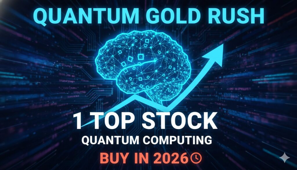 Alt Text for featured image : IonQ quantum computer system with trapped-ion technology highlighting qubits and advanced hardware for 2026 investment potential